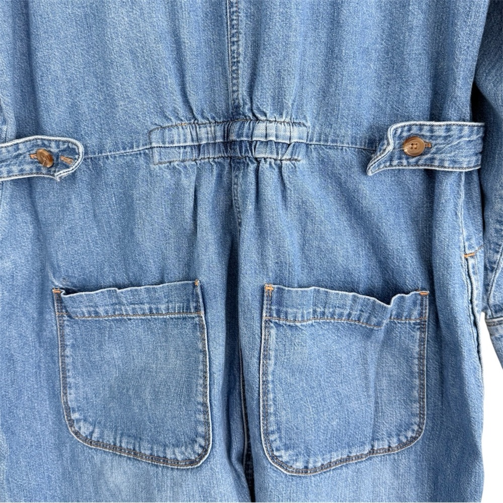 HATCH The Everyday Nursing Denim Jumpsuit - Picture 9 of 13